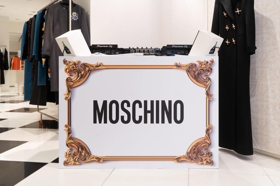 Moschino New Collection Launch - London Flagship Store – Sova Audio